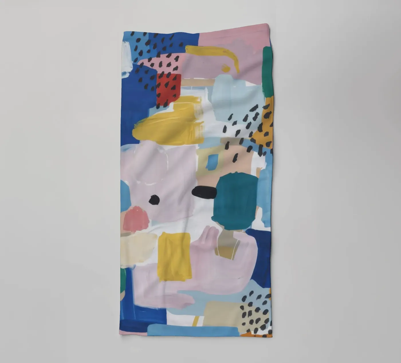 Textured Abstract Patchwork serviette de bain de Solace Light