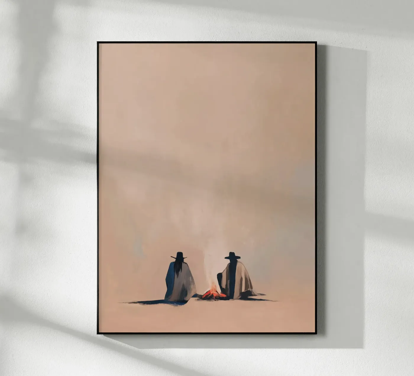 By the Fire acryl van Solenne West