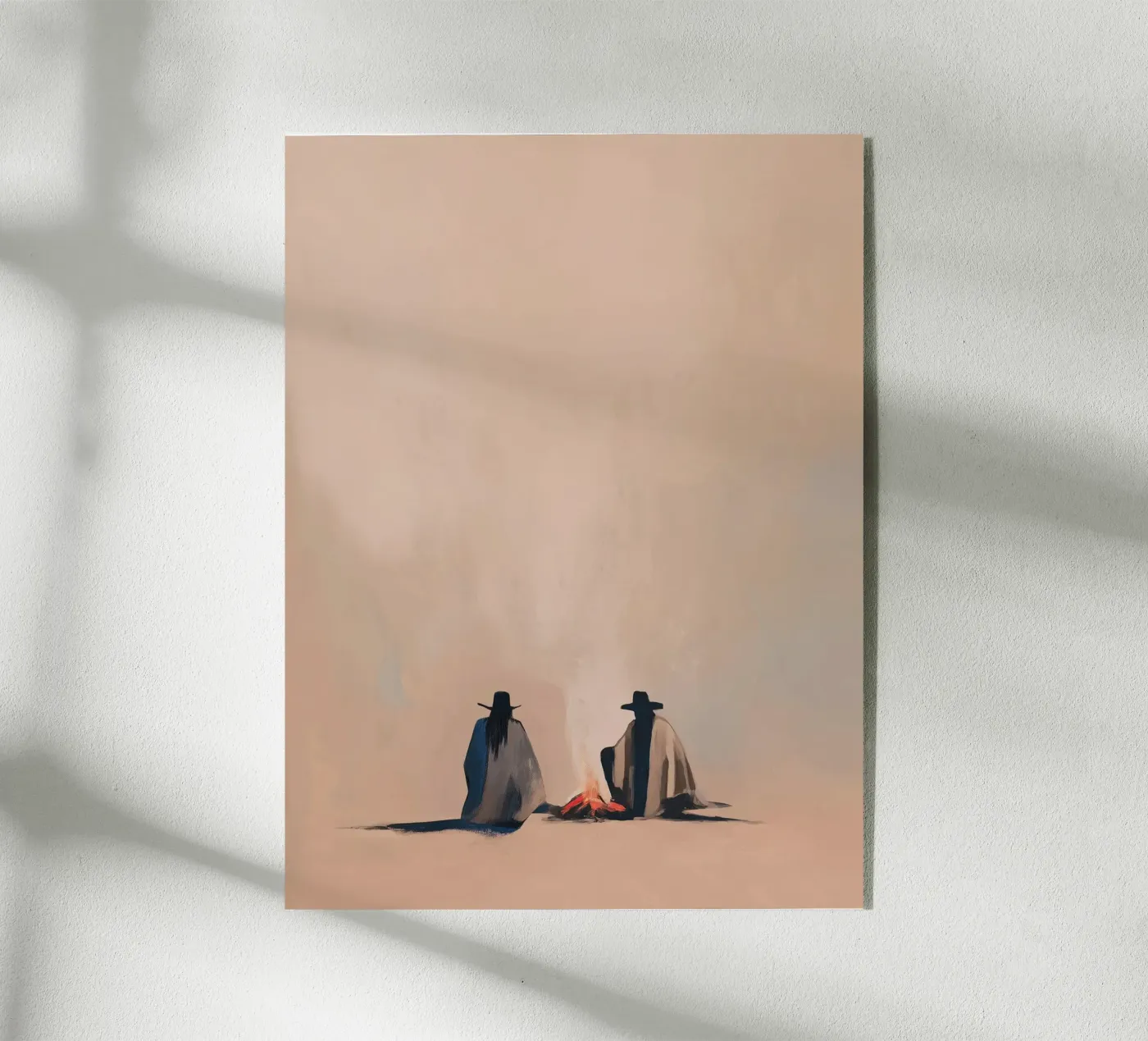 By the Fire acryl van Solenne West