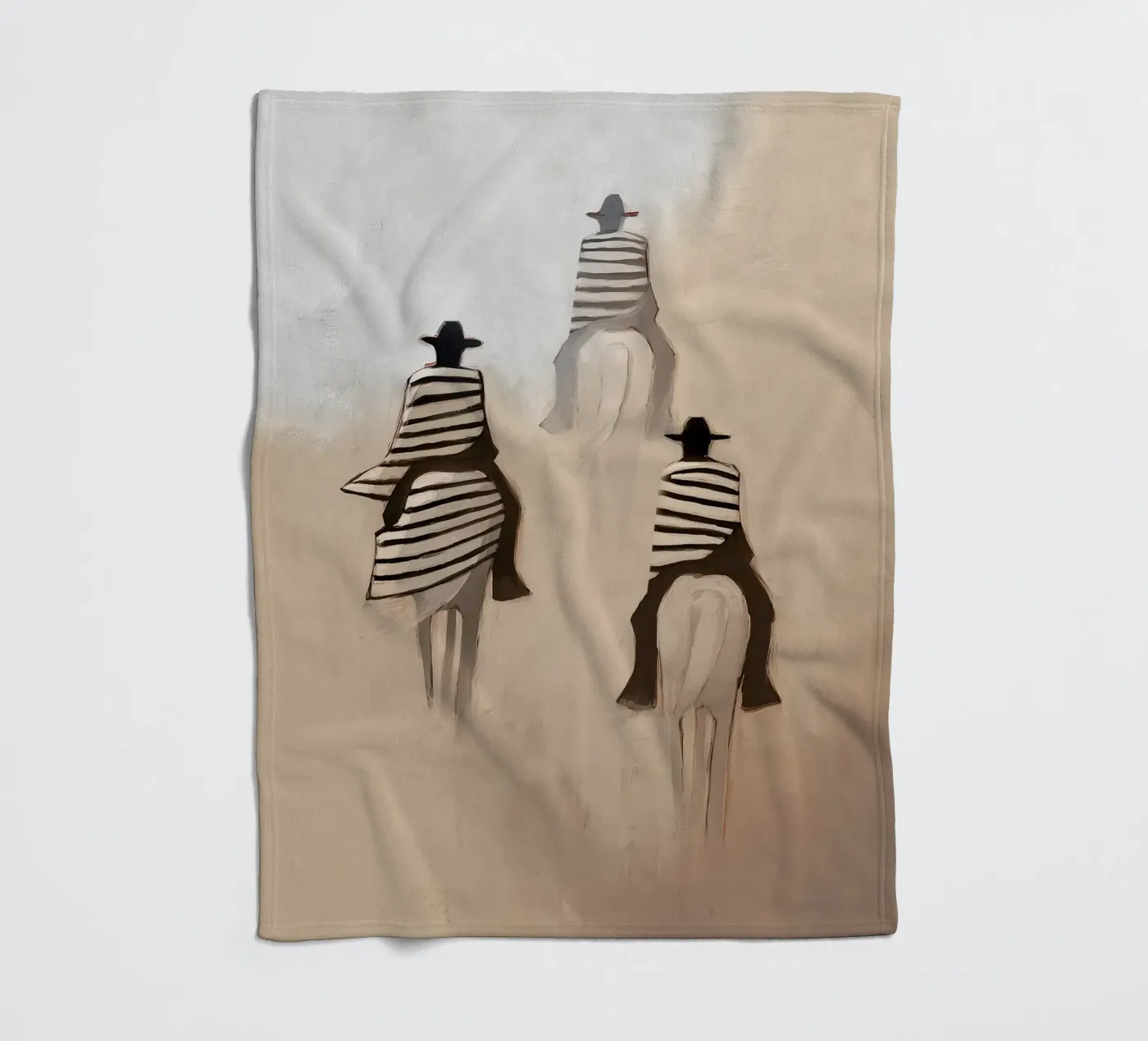 Three Riders Fleecedecke von Solenne West