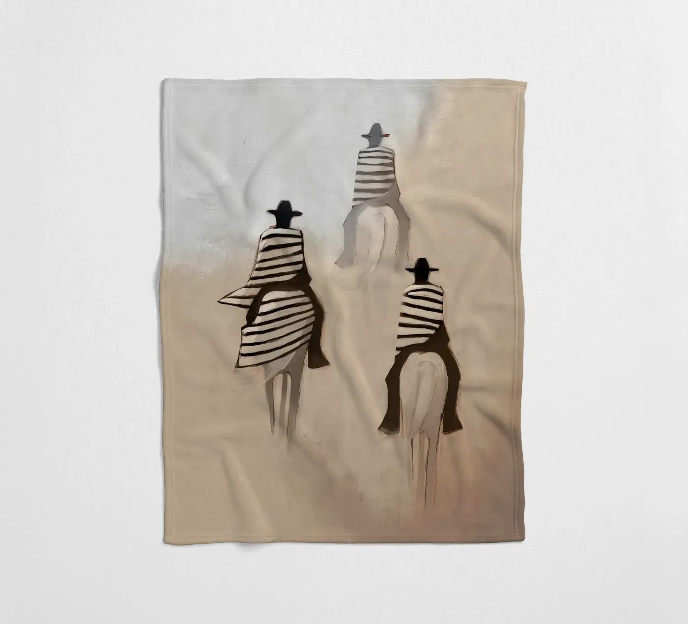 Three Riders Fleecedecke von Solenne West