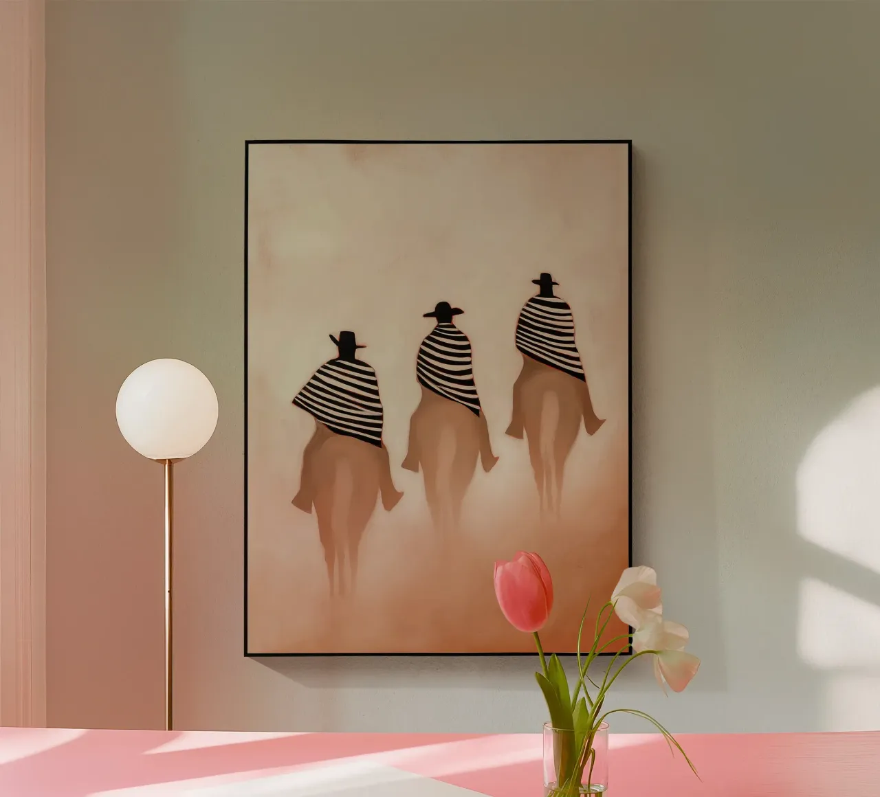 Three Riders plexiglass da Solenne West