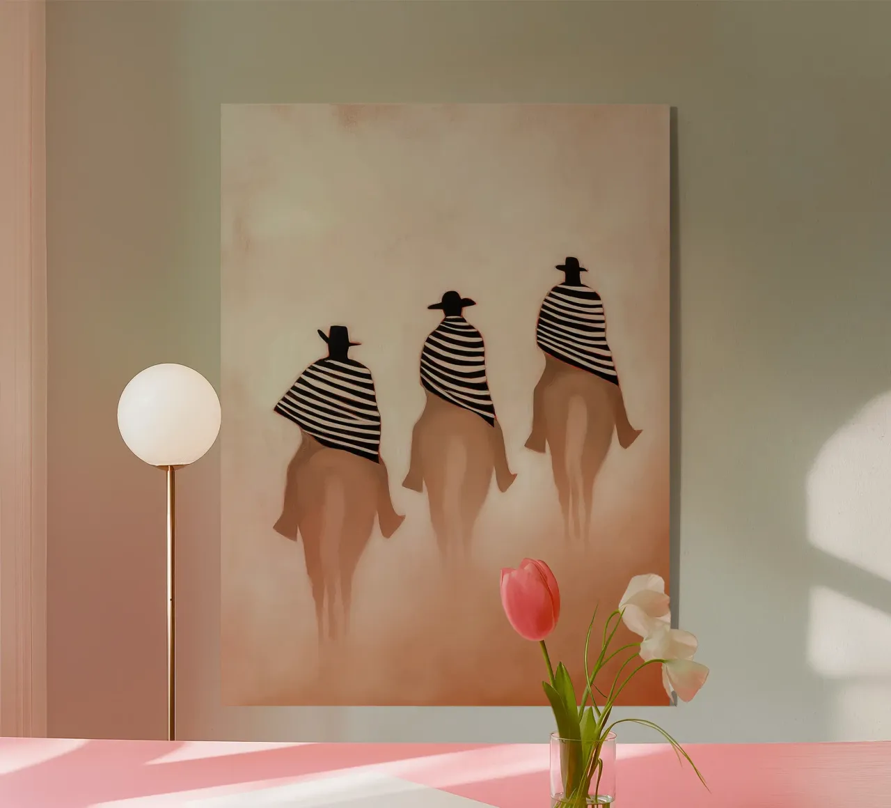 Three Riders plexiglass da Solenne West