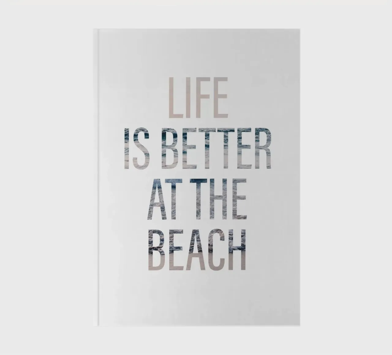 Beach Vibes – Life is Better notebook by Whole©