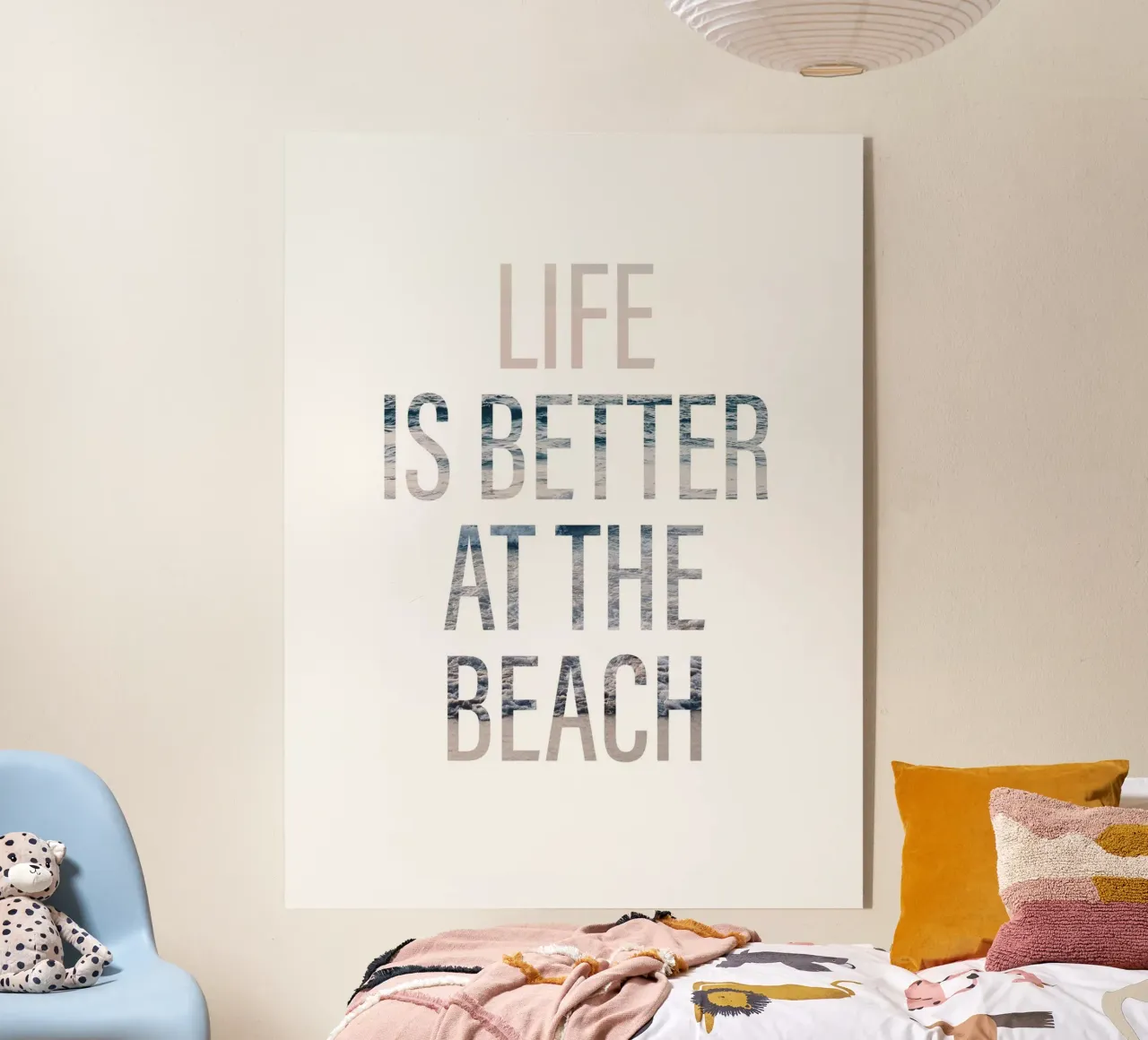 Beach Vibes - La vita è migliore plexiglass da Whole©