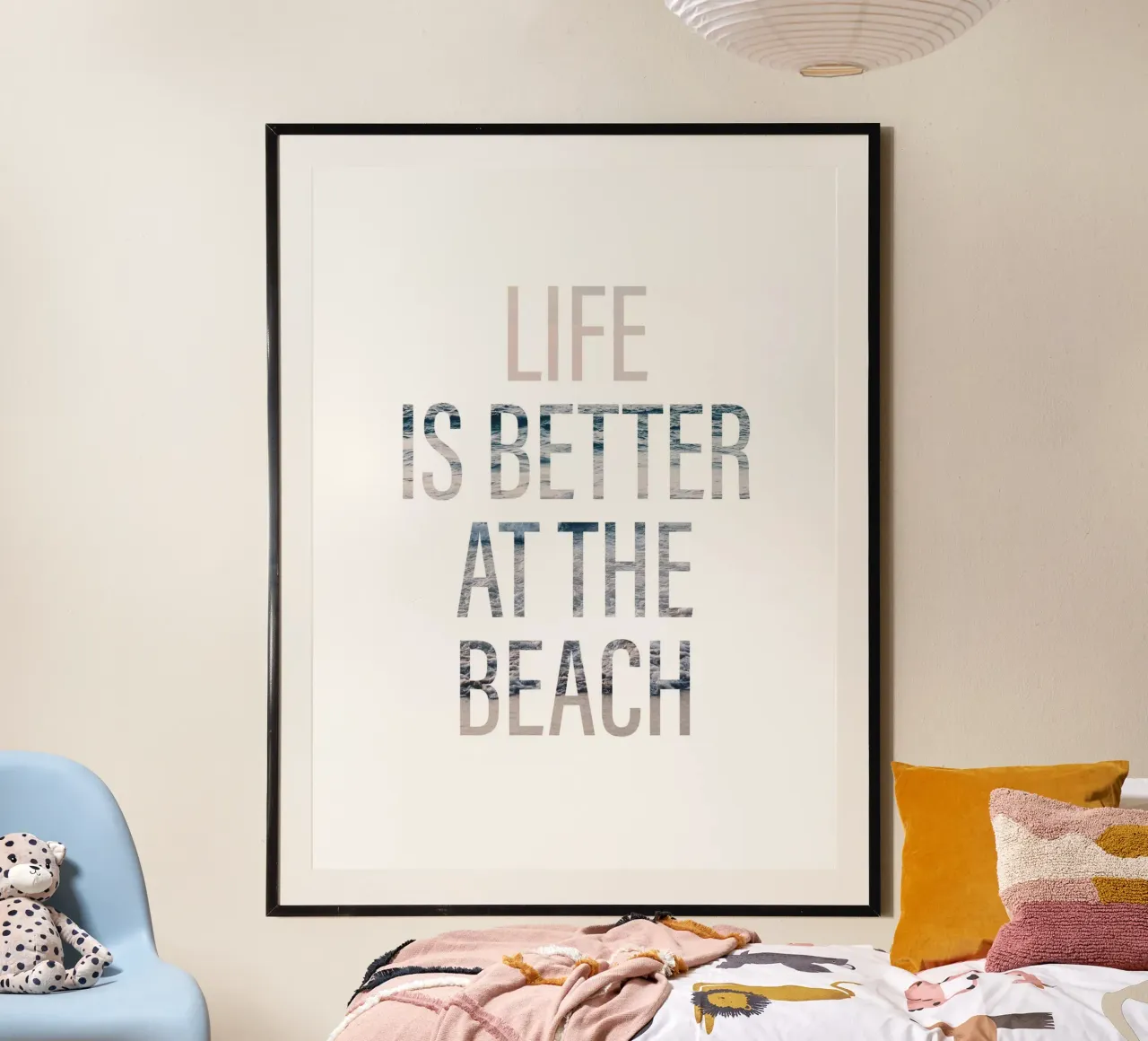 Beach Vibes - La vita è migliore carta hahnemühle da Whole©