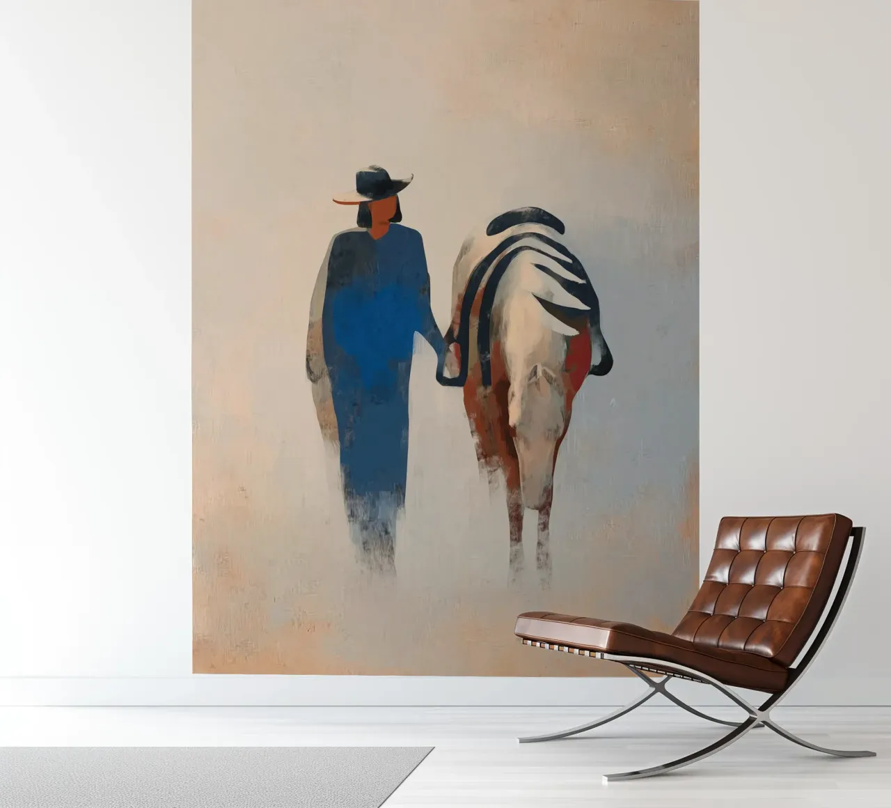 Side by Side fotobehang van Solenne West