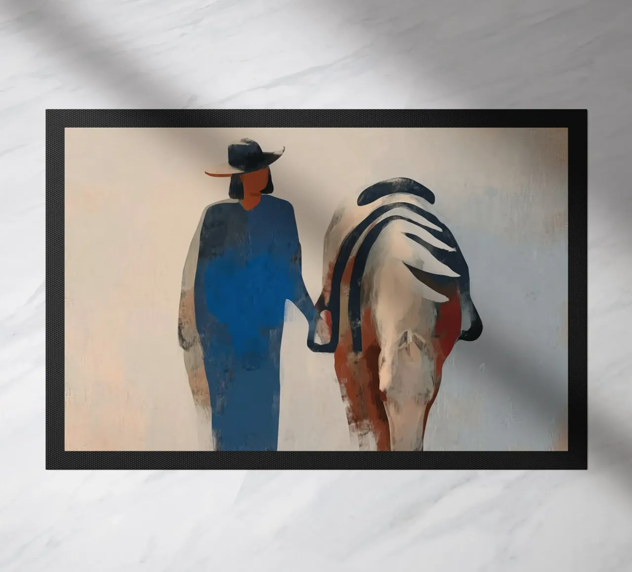 Side by Side doormat by Solenne West