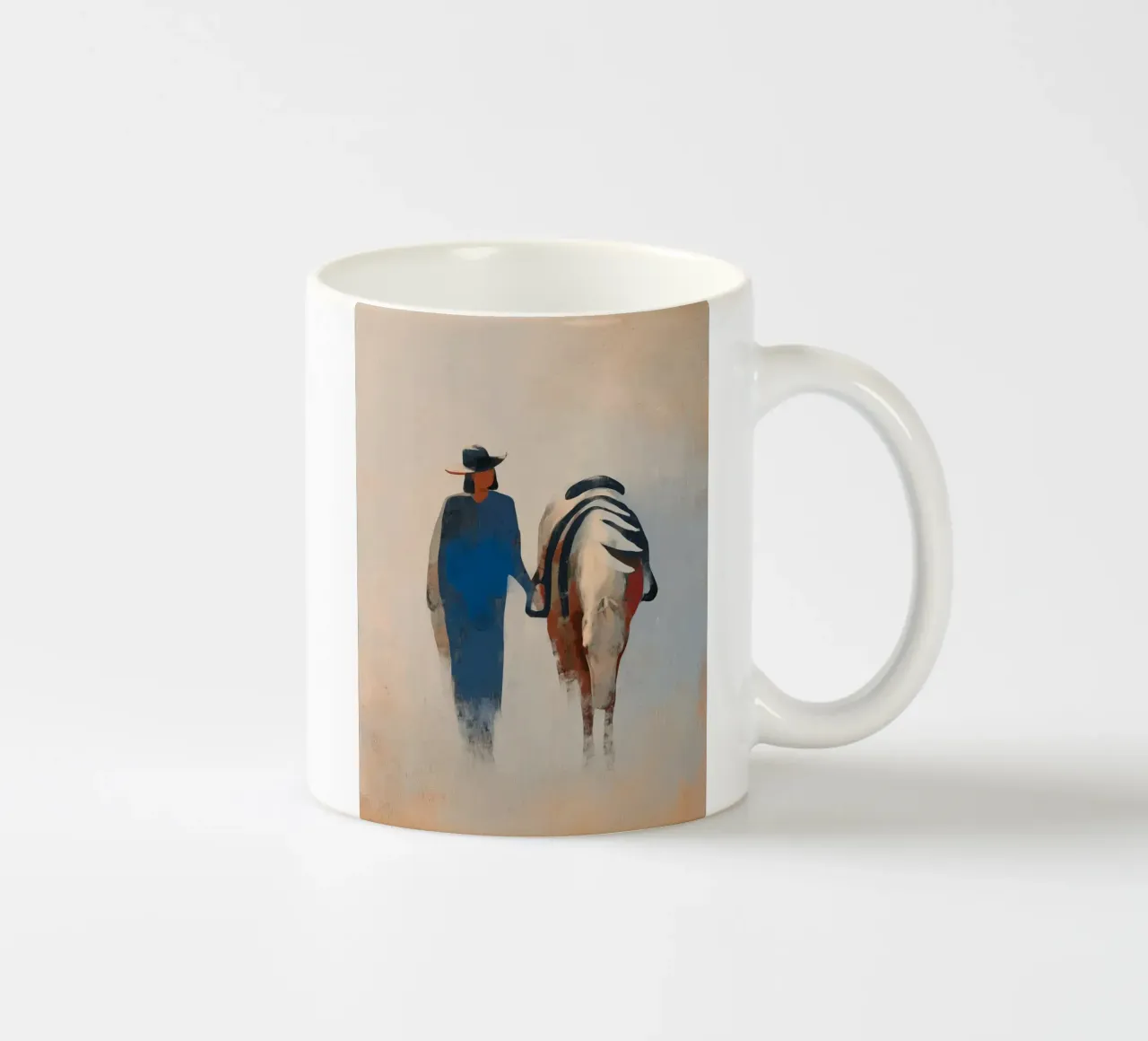 Side by Side ceramic mug by Solenne West