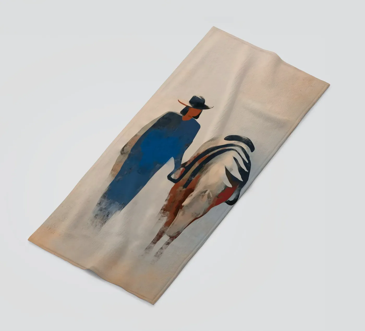 Side by Side strandhanddoek van Solenne West