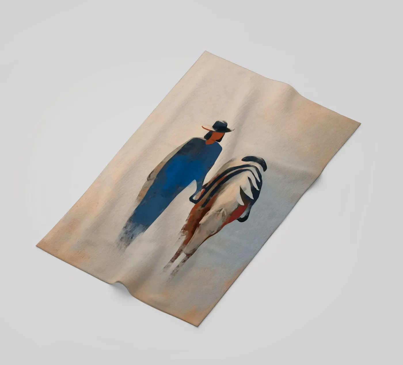 Side by Side strandhanddoek van Solenne West