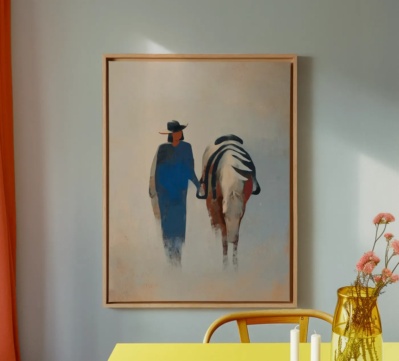 Side by Side canvas by Solenne West