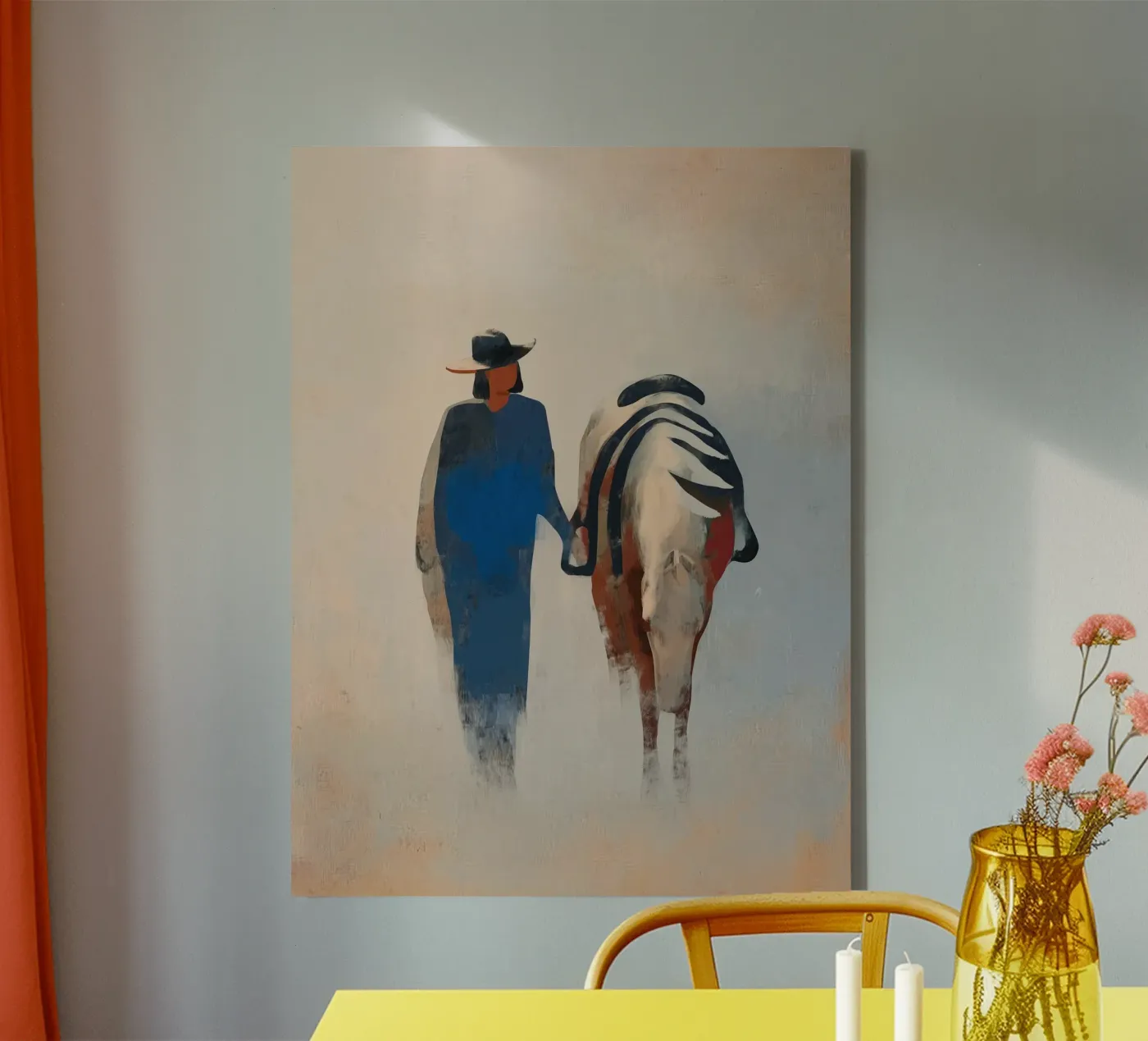 Side by Side canvas by Solenne West