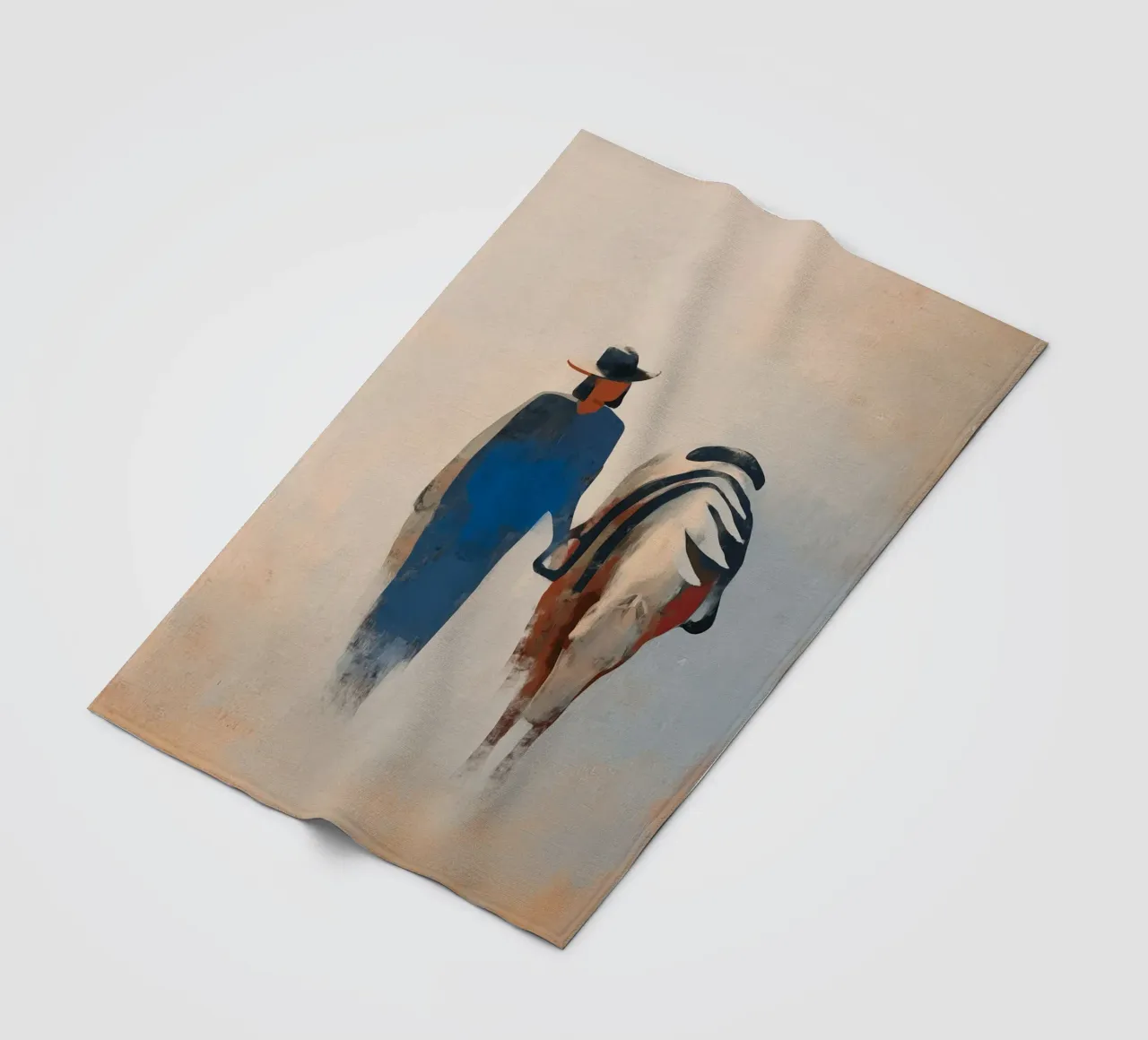 Side by Side fleece blanket by Solenne West