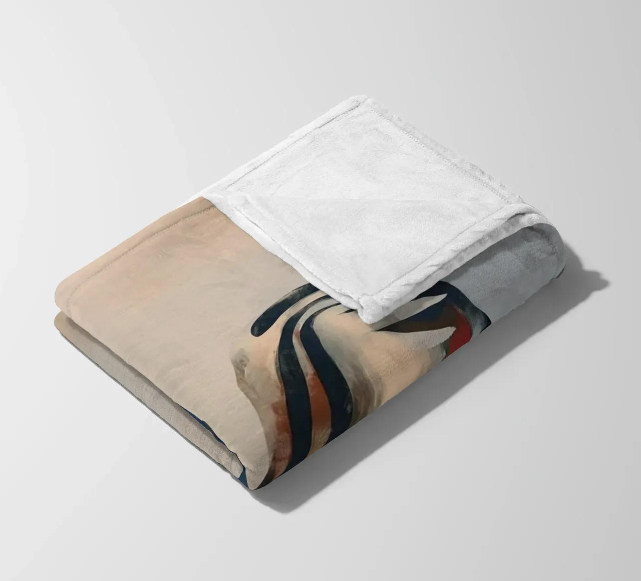 Side by Side fleece blanket by Solenne West