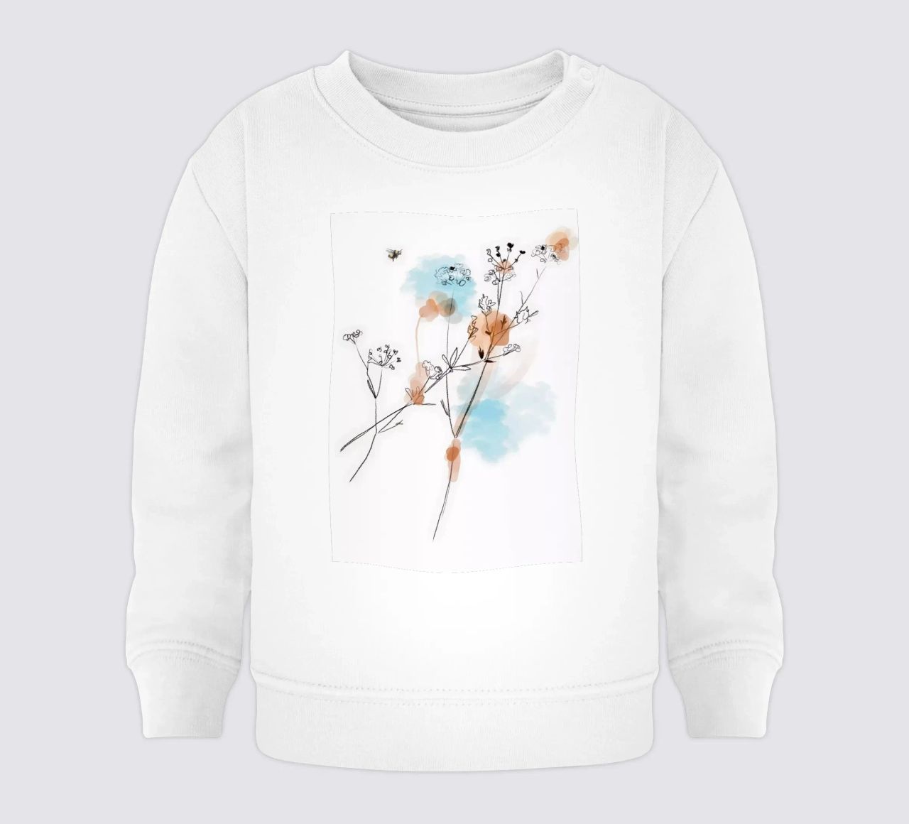 Sommerwiese Baby Sweatshirt von SaraRosenbaum