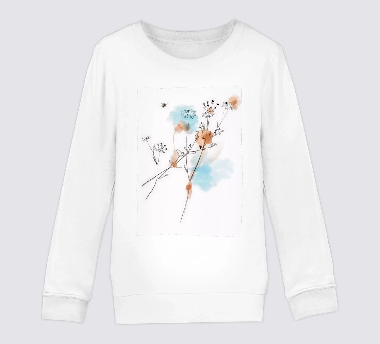 Sommerwiese Kinder Sweatshirt von SaraRosenbaum