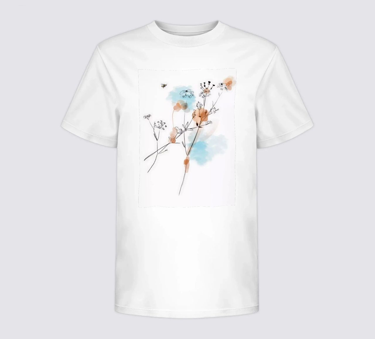 Sommerwiese Kinder T-Shirt von SaraRosenbaum
