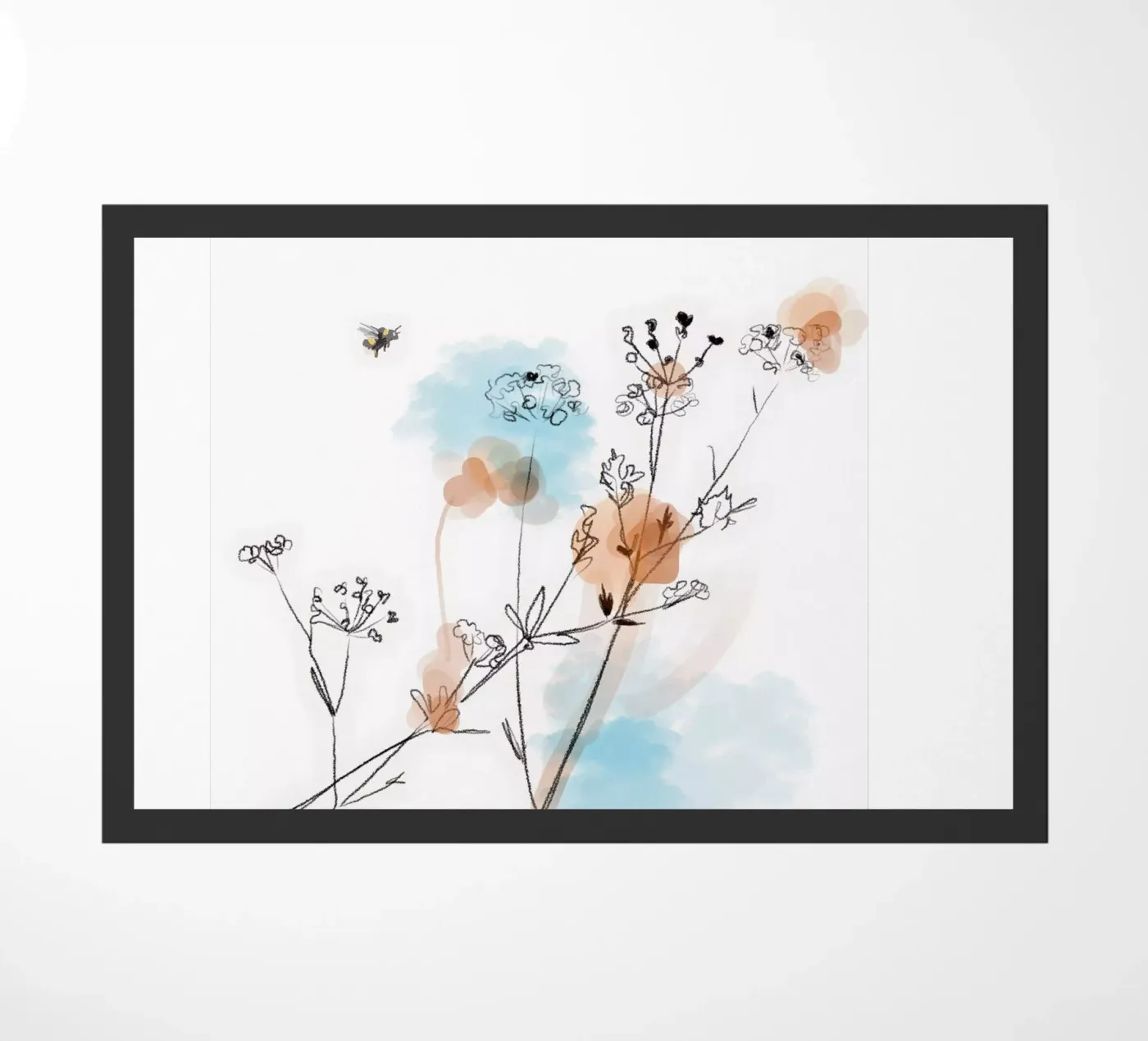 Summer meadow doormat by SaraRosenbaum