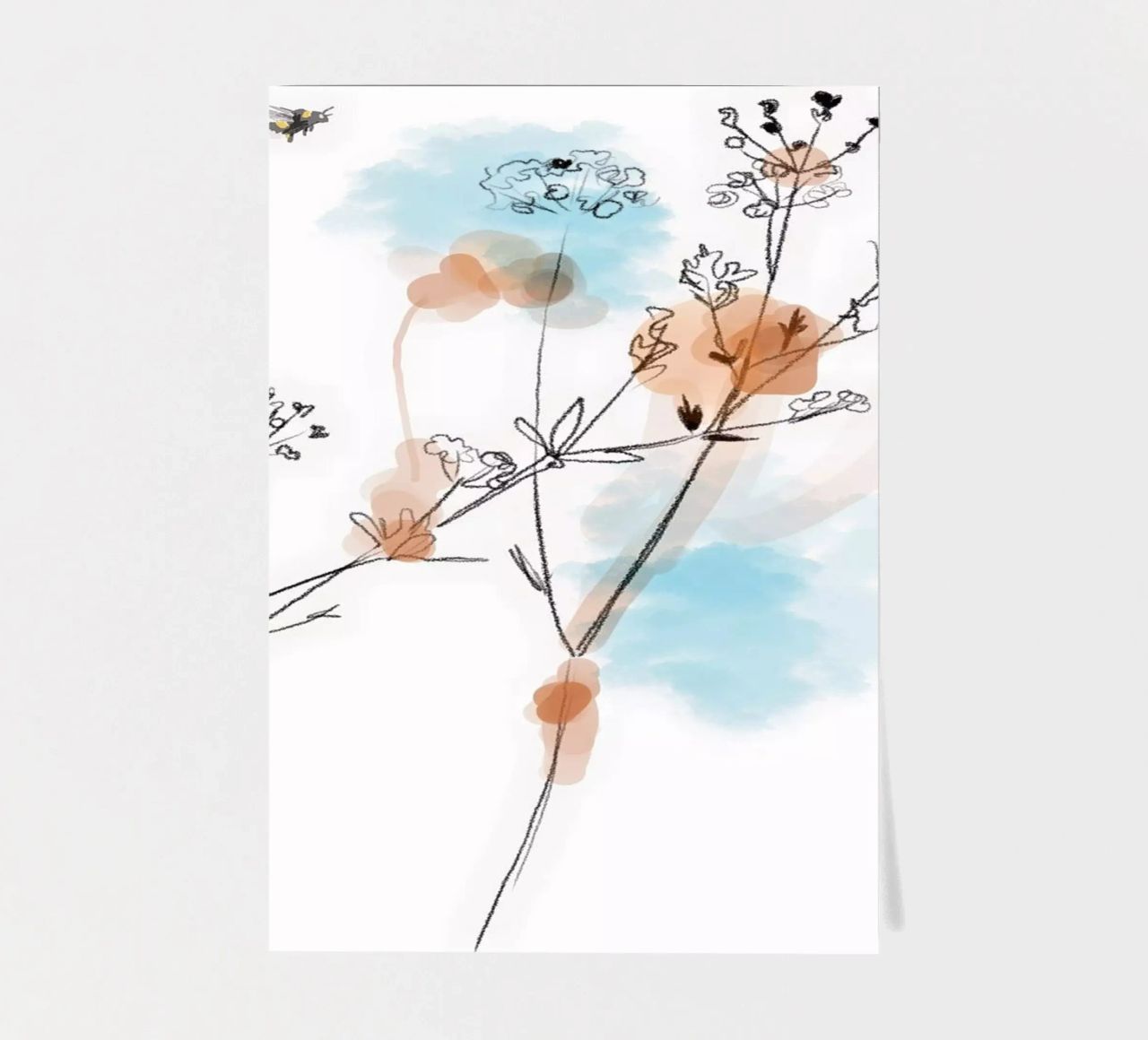 Sommerwiese Stickerbogen von SaraRosenbaum