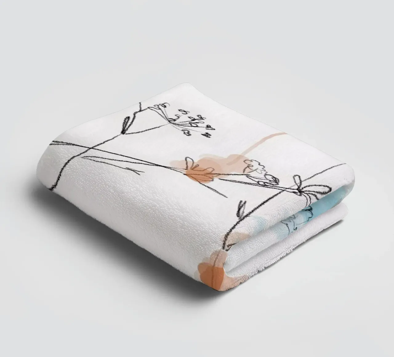 Pradera de verano toalla de baño de SaraRosenbaum