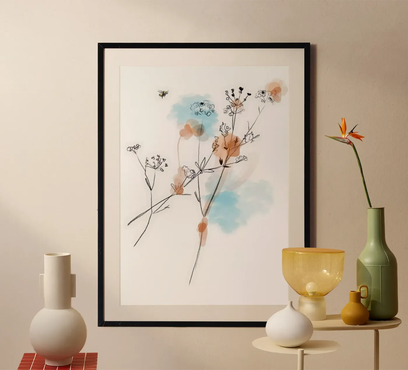 Summer meadow poster by SaraRosenbaum