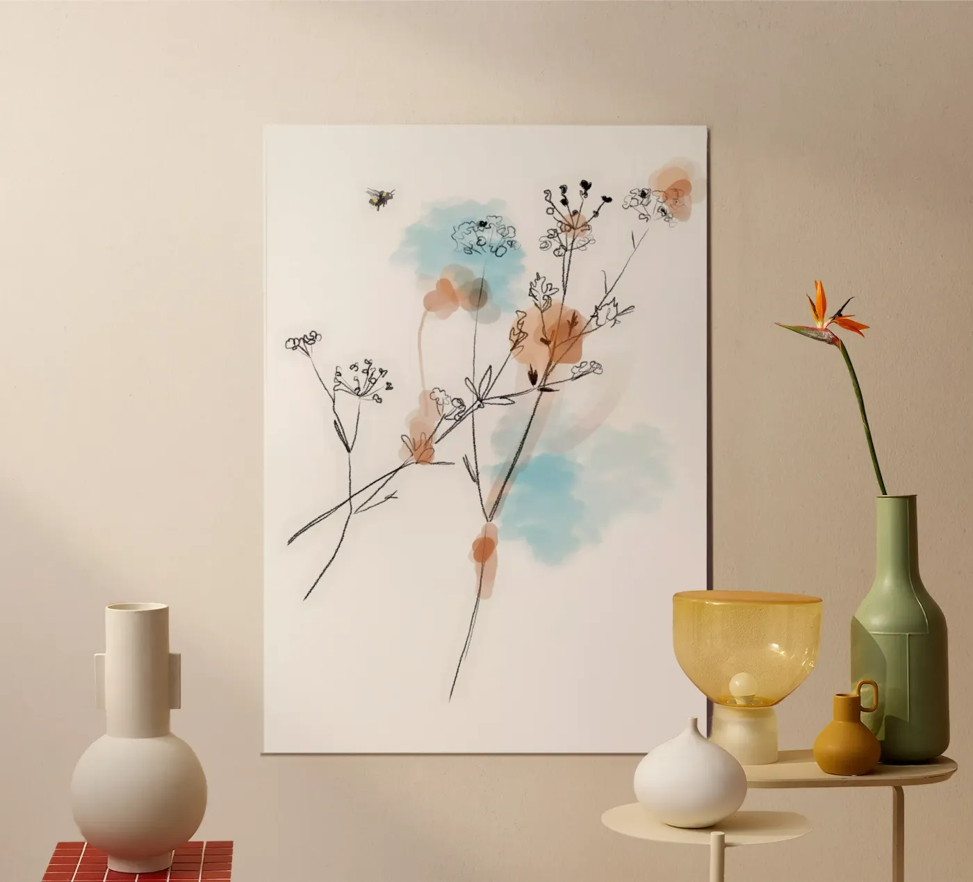 Summer meadow poster by SaraRosenbaum