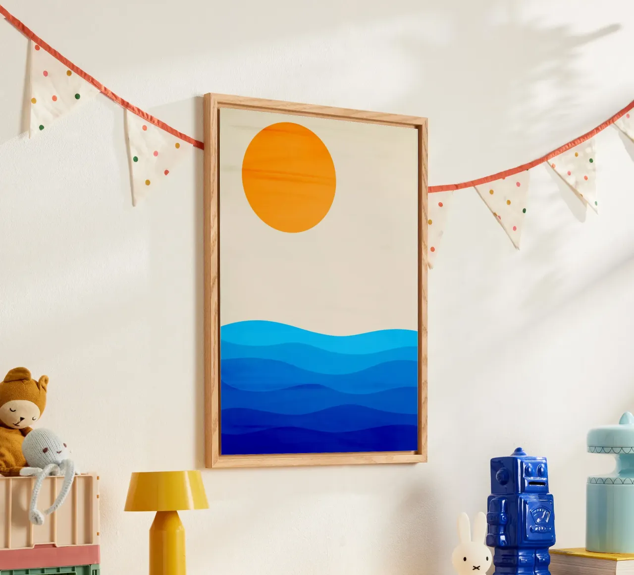 minimalist ocean landscape plexiglass da edsonramosart