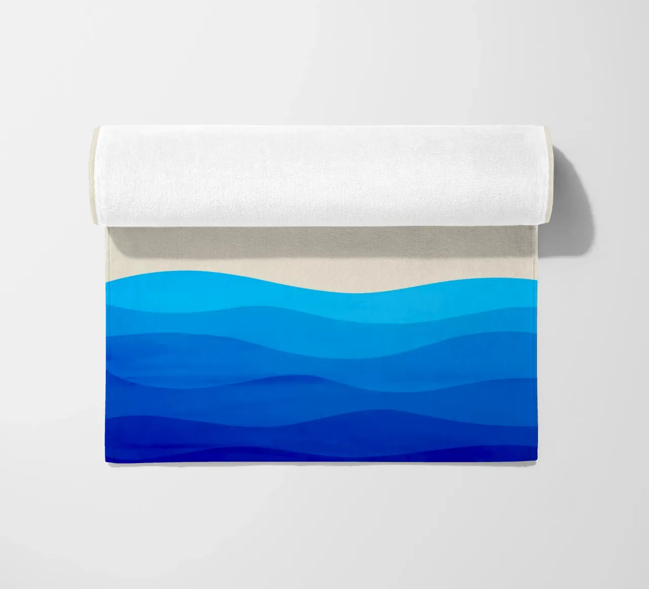 minimalist ocean landscape telo mare da edsonramosart