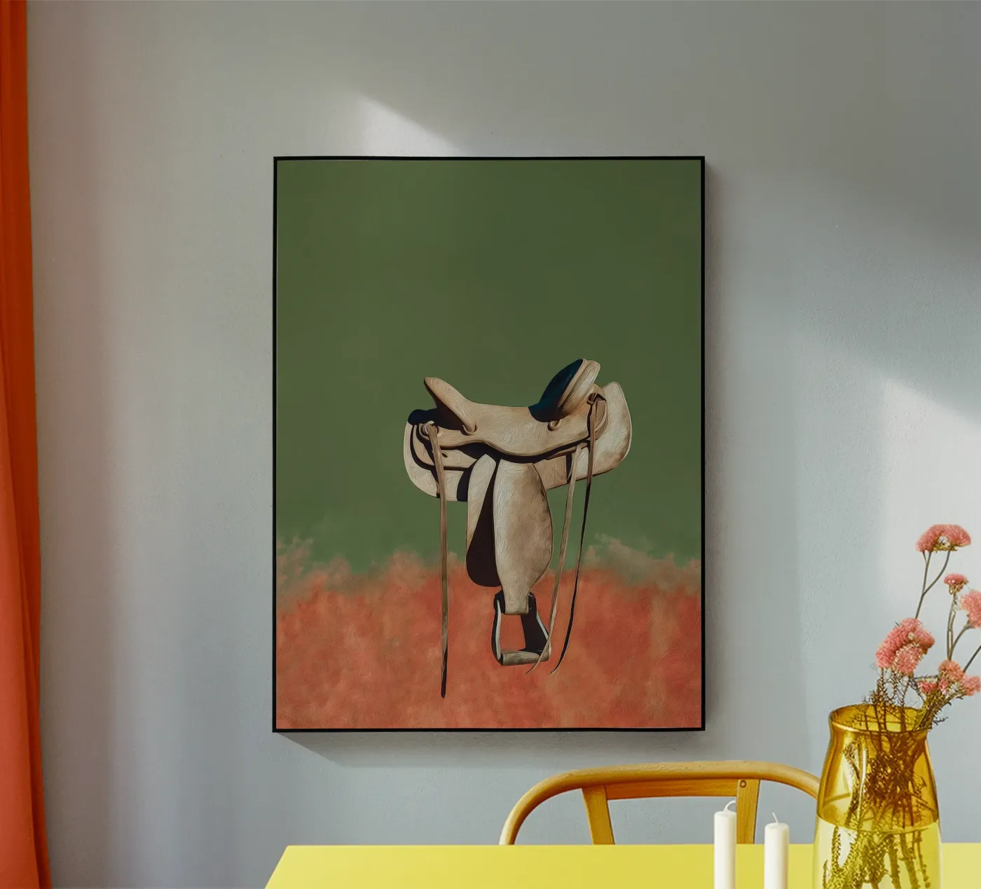 The Saddle acryl van Solenne West