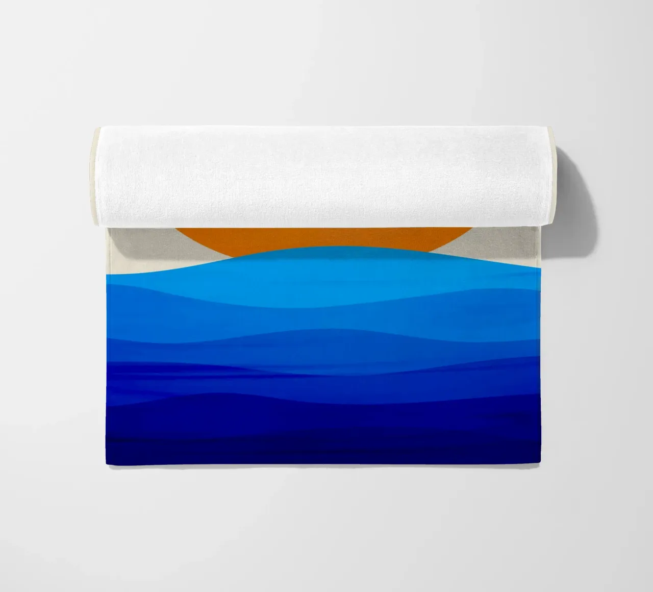 Sunset minimalist telo mare da edsonramosart