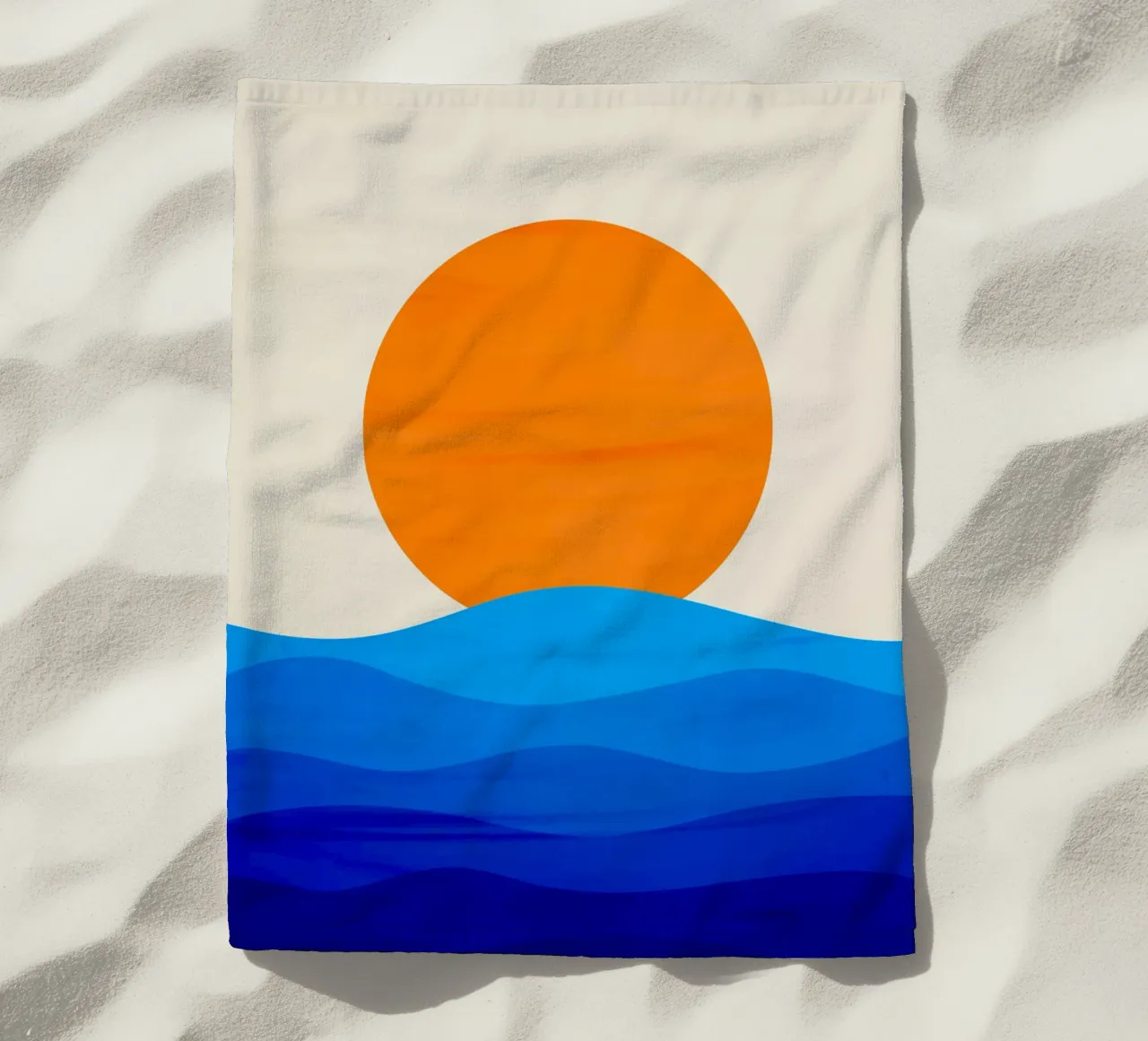 Sunset minimalist telo mare da edsonramosart