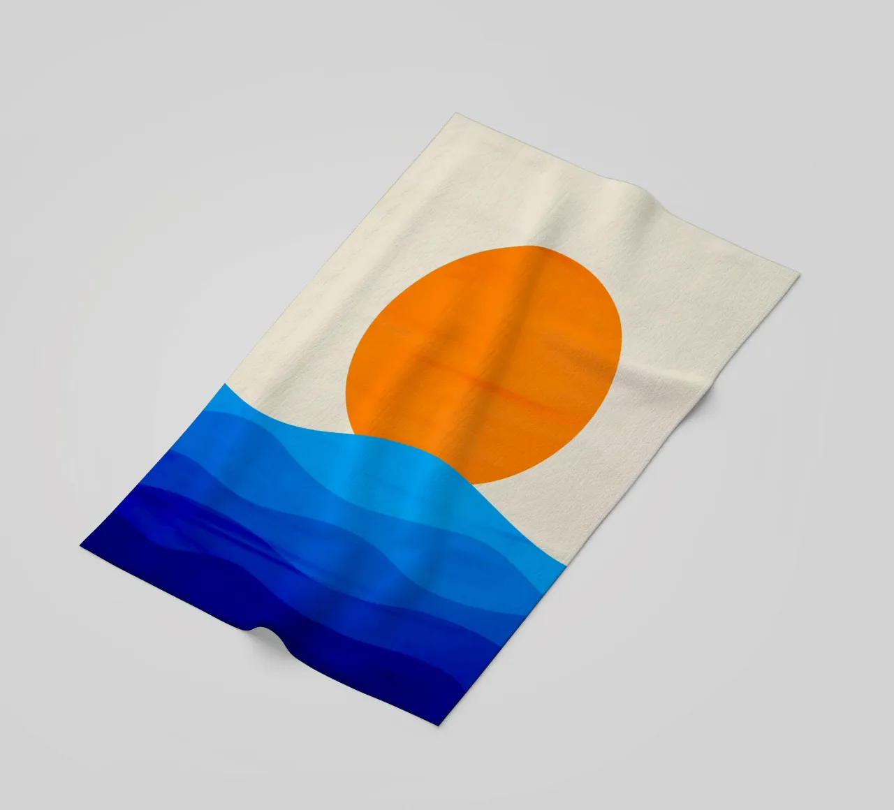 Sunset minimalist telo mare da edsonramosart