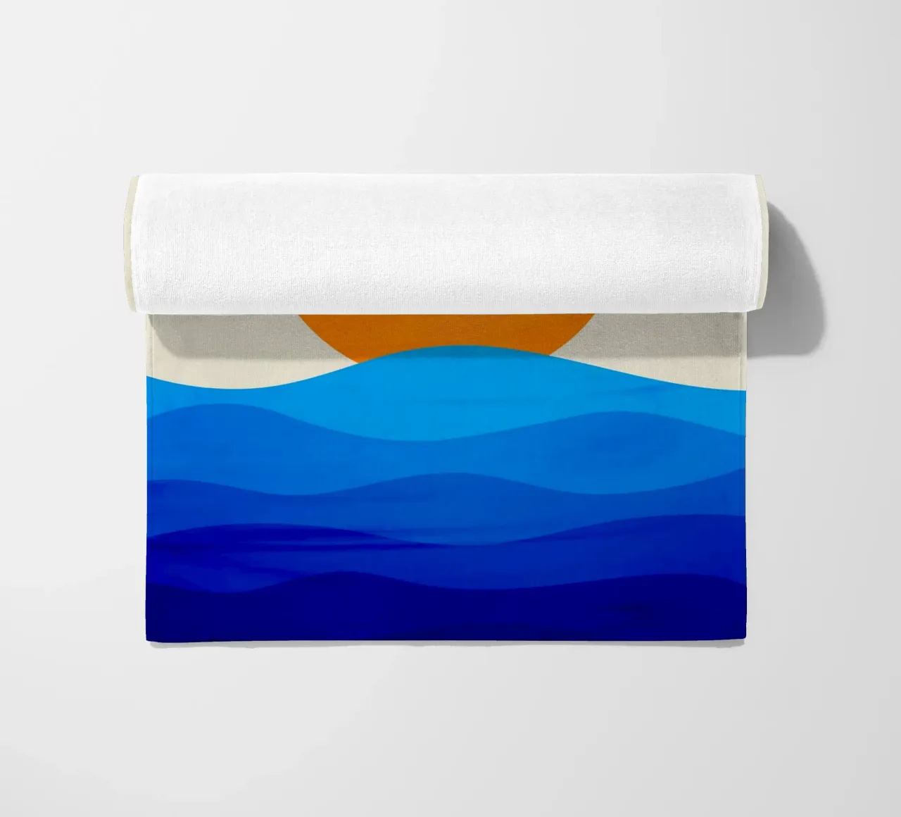 Sunset minimalist telo mare da edsonramosart