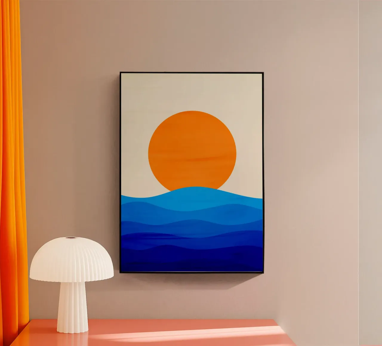 Sunset minimalist plexiglass da edsonramosart