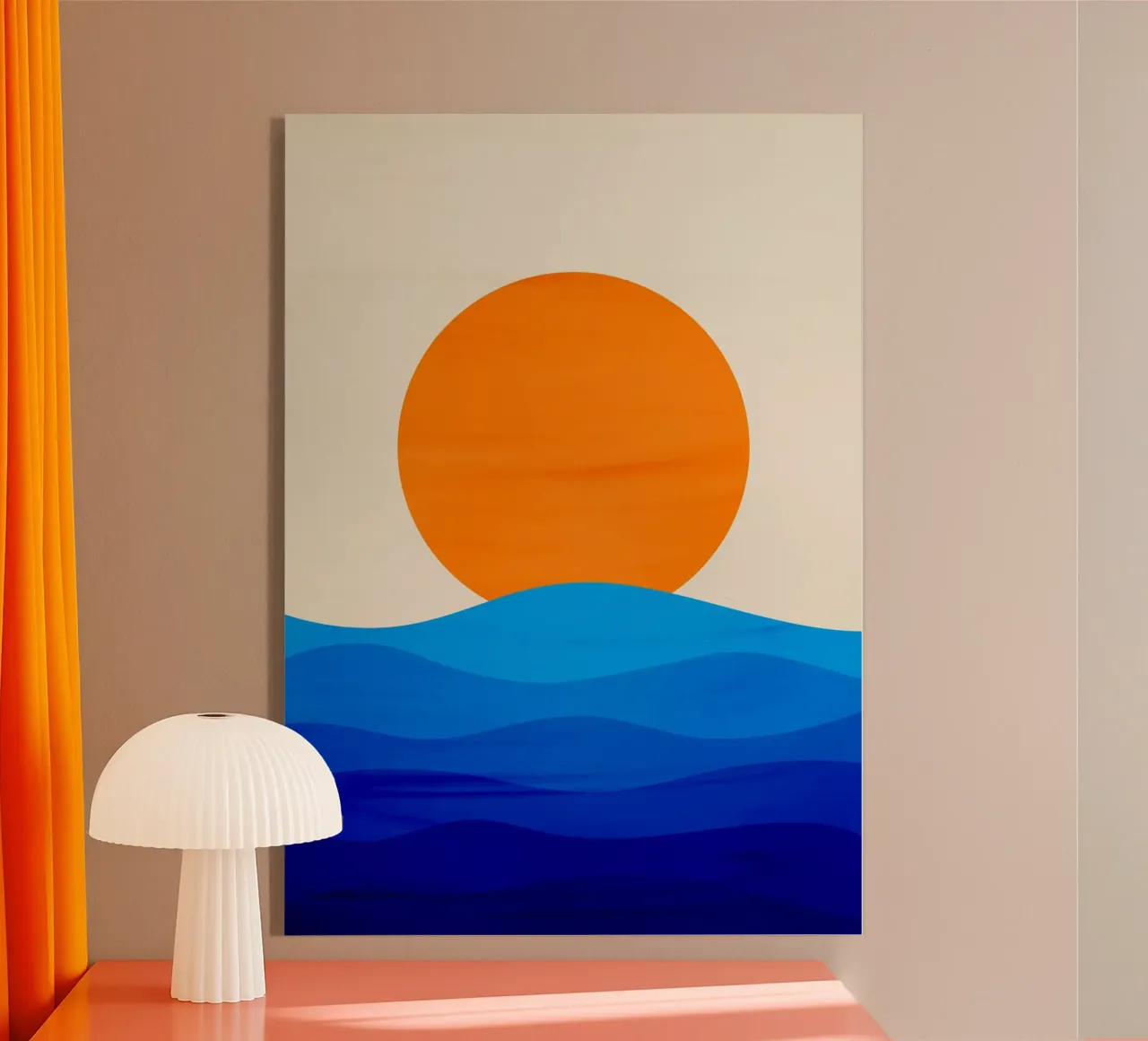 Sunset minimalist plexiglass da edsonramosart