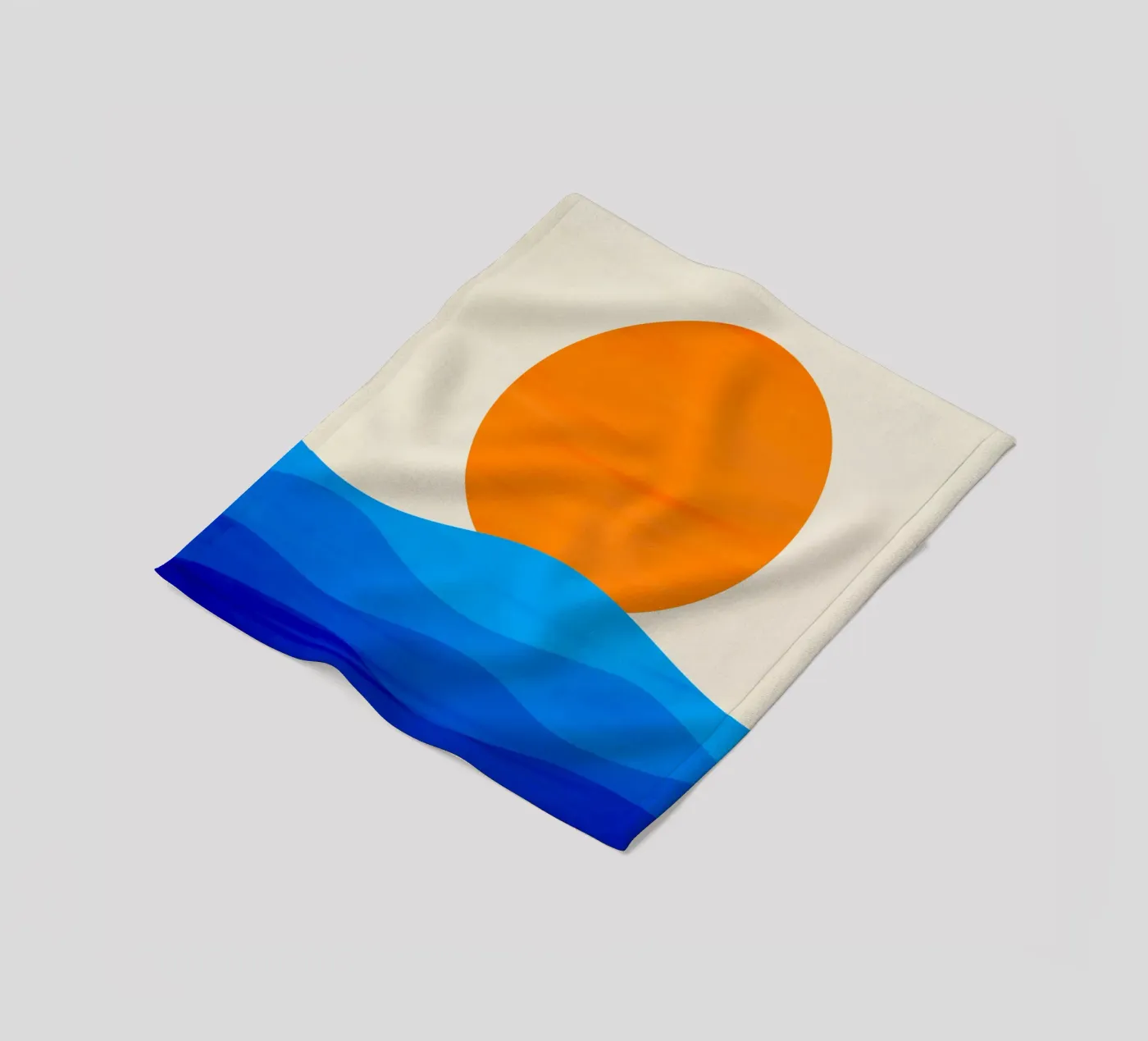Sunset minimalist fleecedeken van edsonramosart