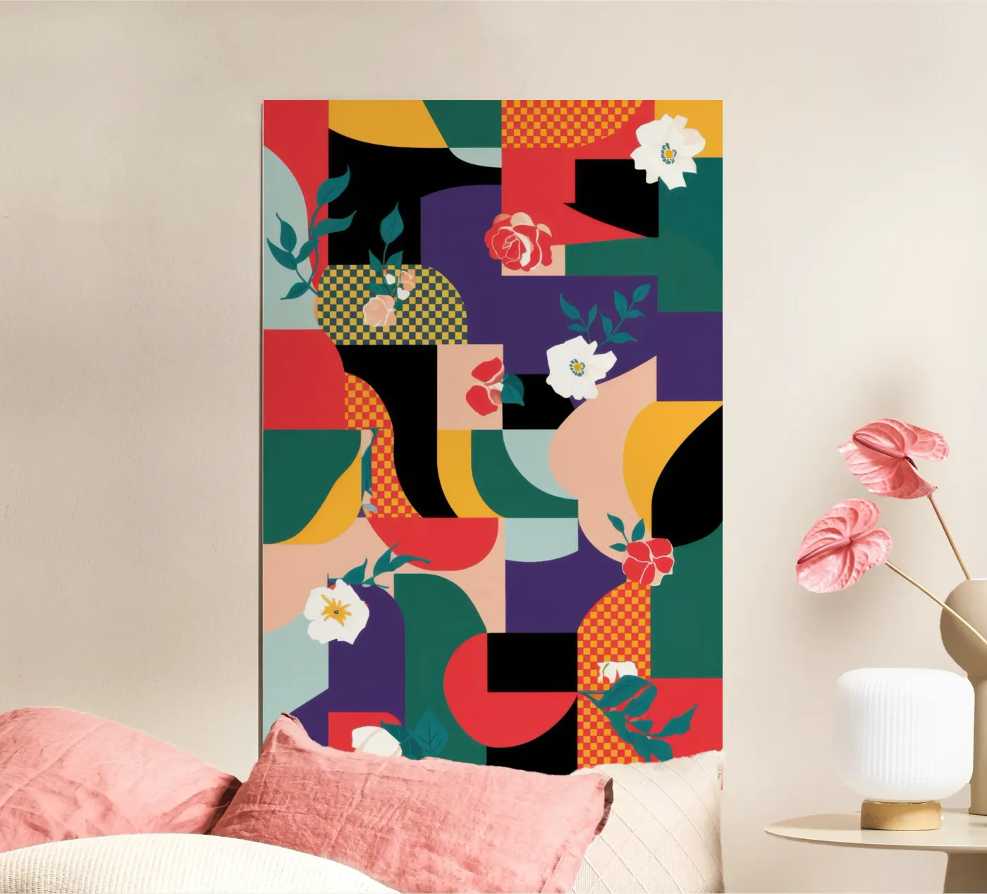 Chaotic Shape Parade poster by Sun Riser