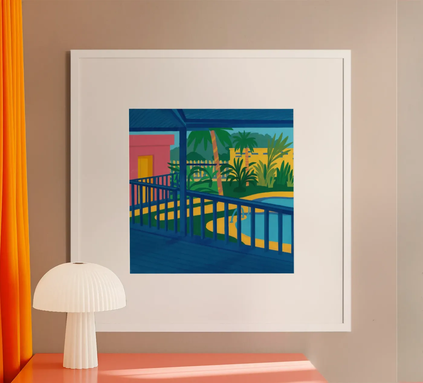 Azure Poolside Haze poster da Sun Riser