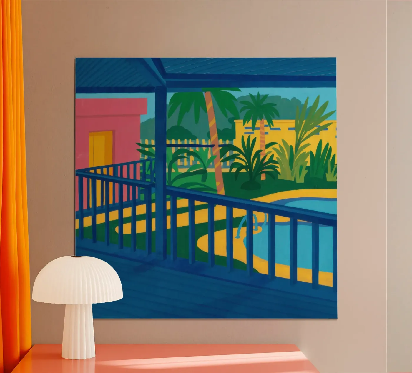 Azure Poolside Haze poster da Sun Riser