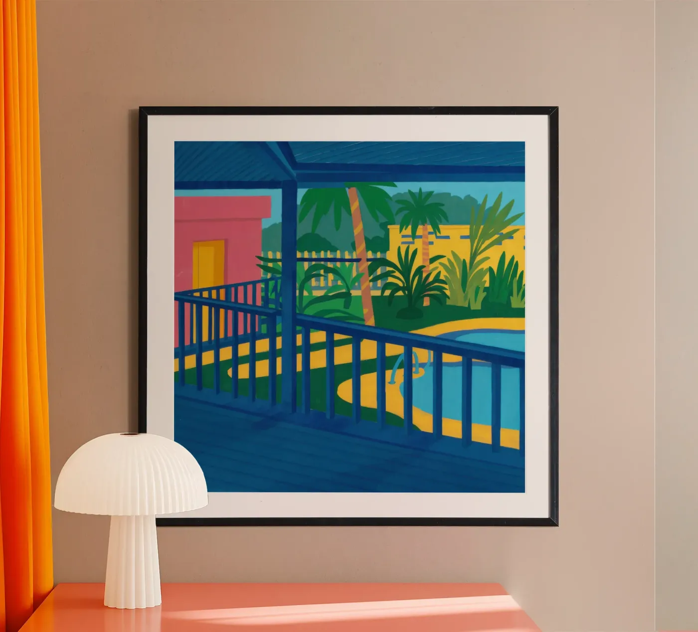 Azure Poolside Haze poster da Sun Riser