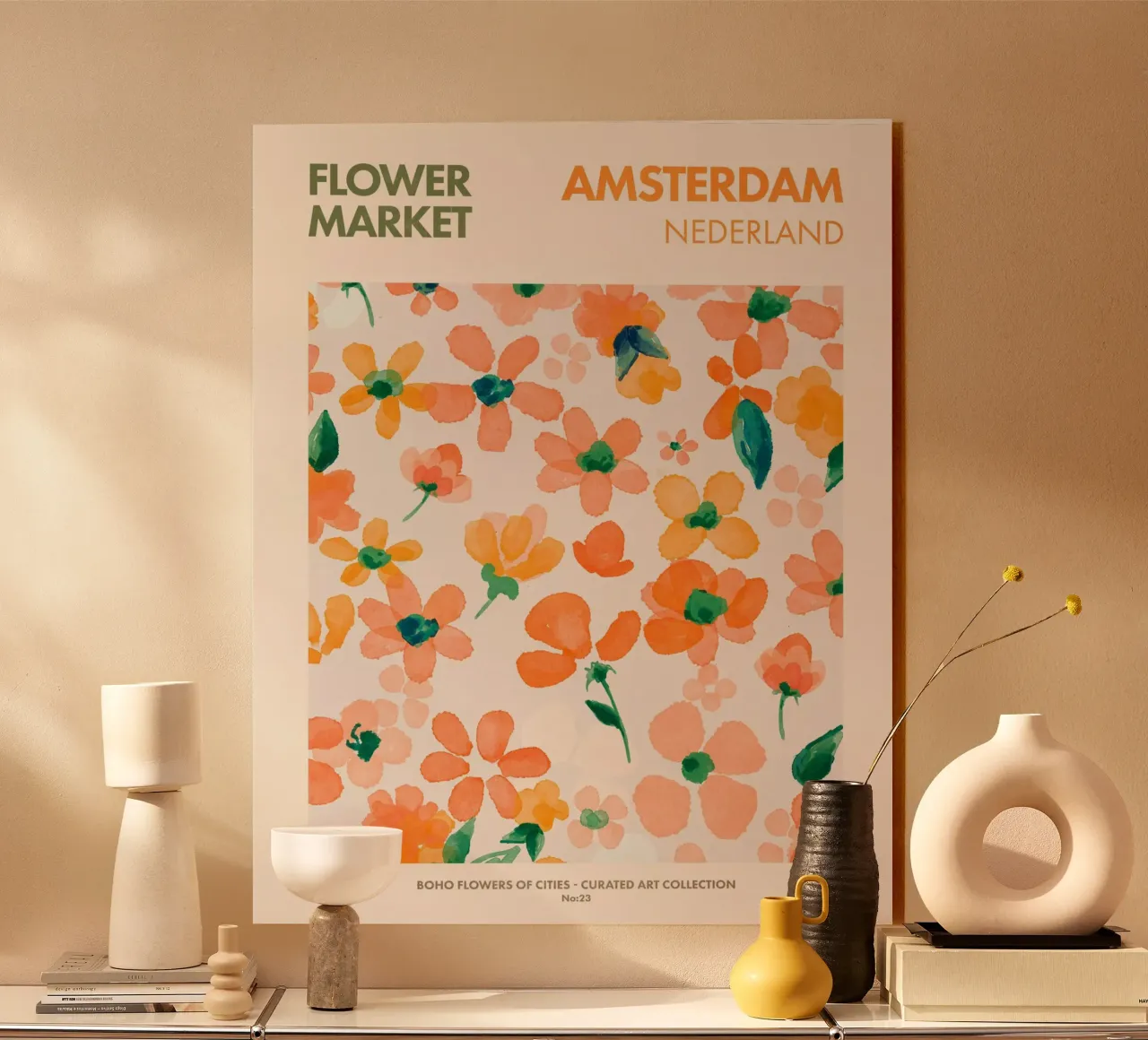 Amsterdam-Mercato dei fiori plexiglass da Emel Tunaboylu