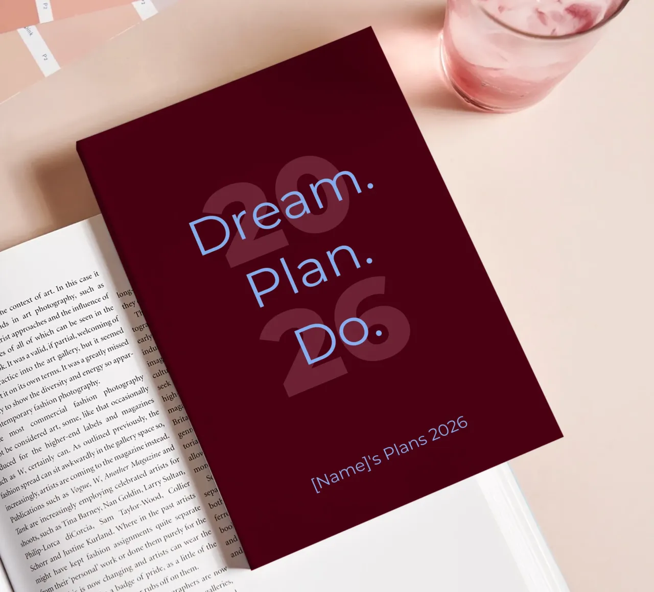 Dream. Plan. Do. notebook by Personalizable Designs