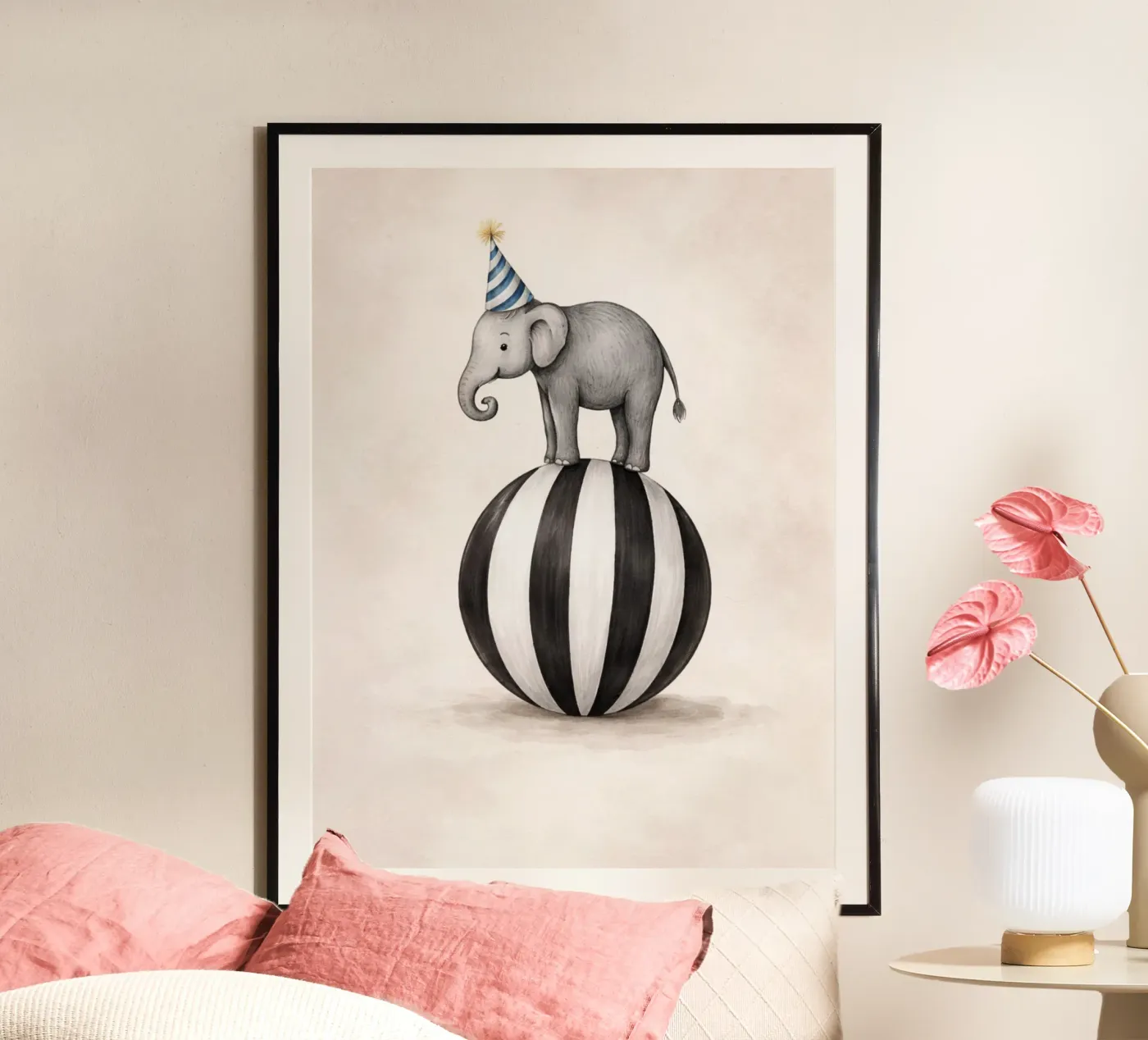 De Circusbalans poster van Doodle Dreams Art