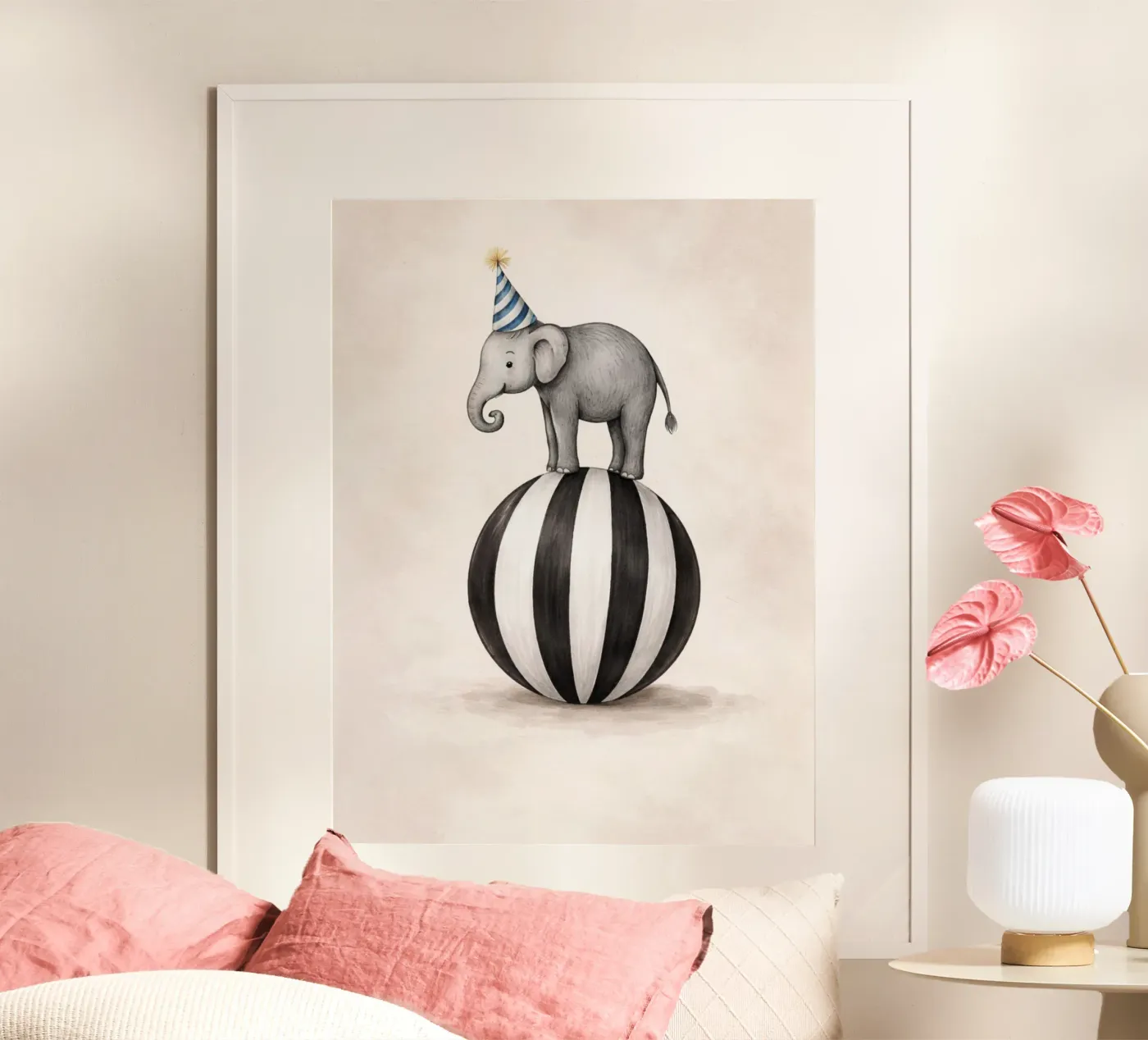 De Circusbalans poster van Doodle Dreams Art