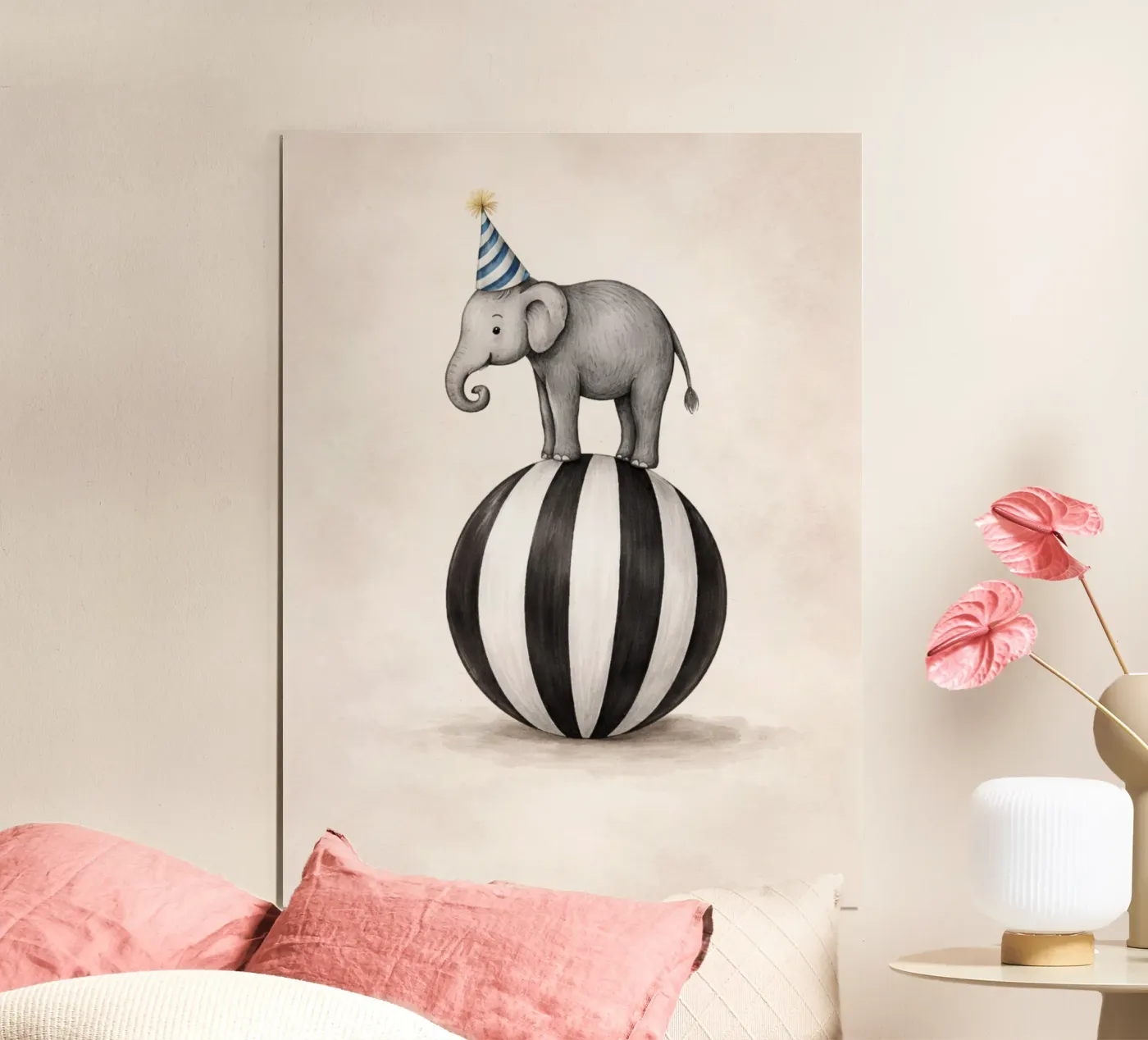 De Circusbalans poster van Doodle Dreams Art