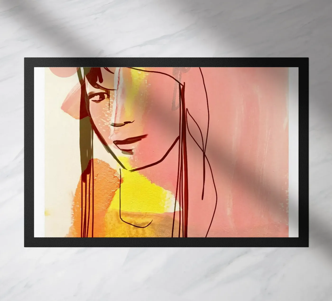 Mädchen Fußmatte von SaraRosenbaum