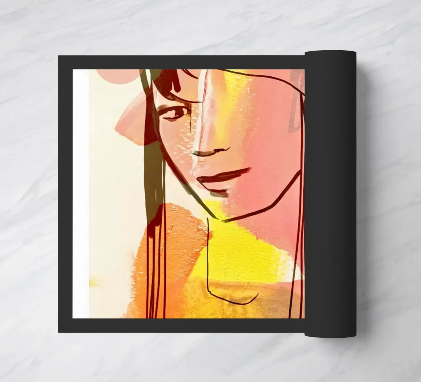 Mädchen Fußmatte von SaraRosenbaum