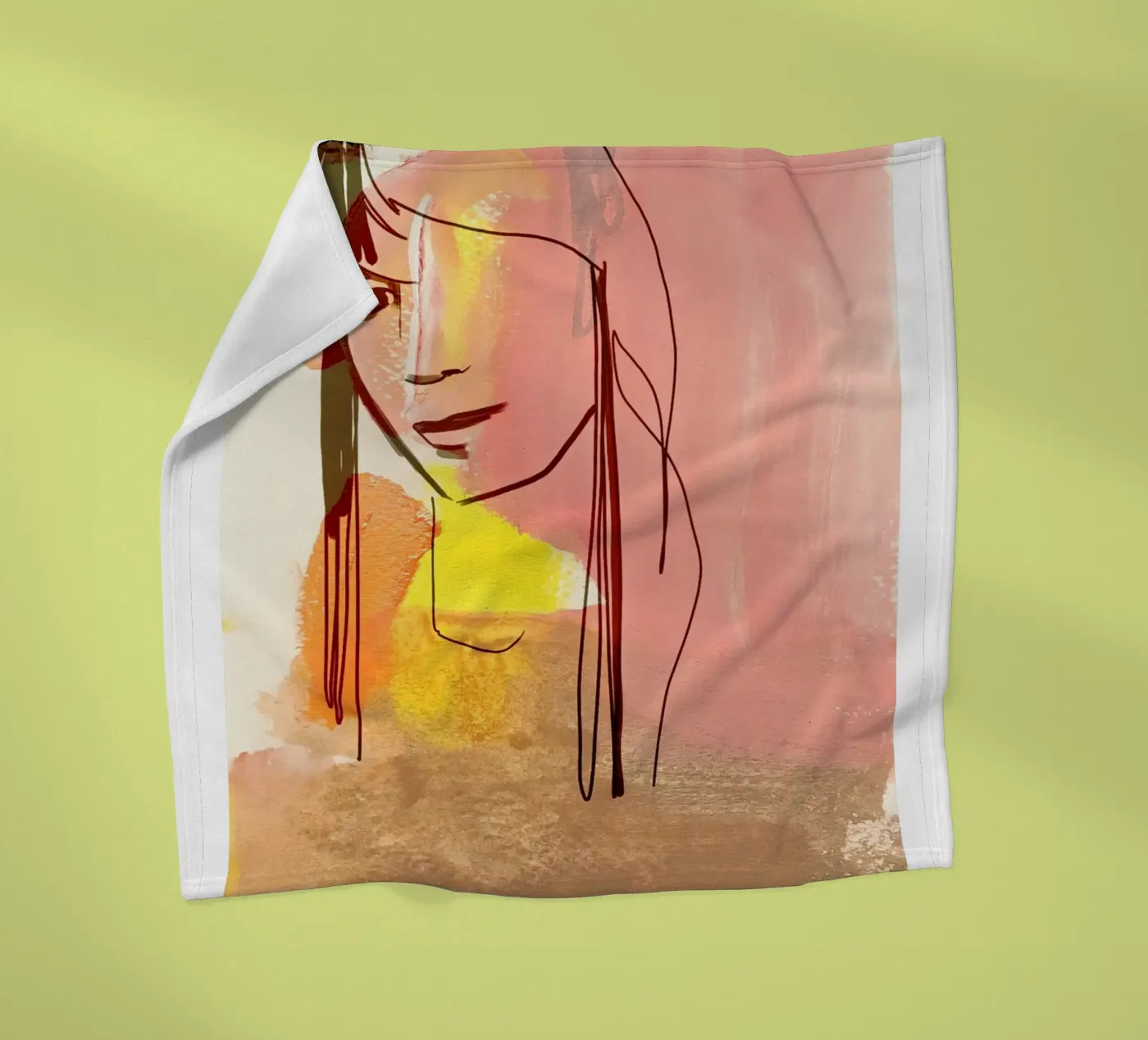 Girl Fleecedecke von SaraRosenbaum