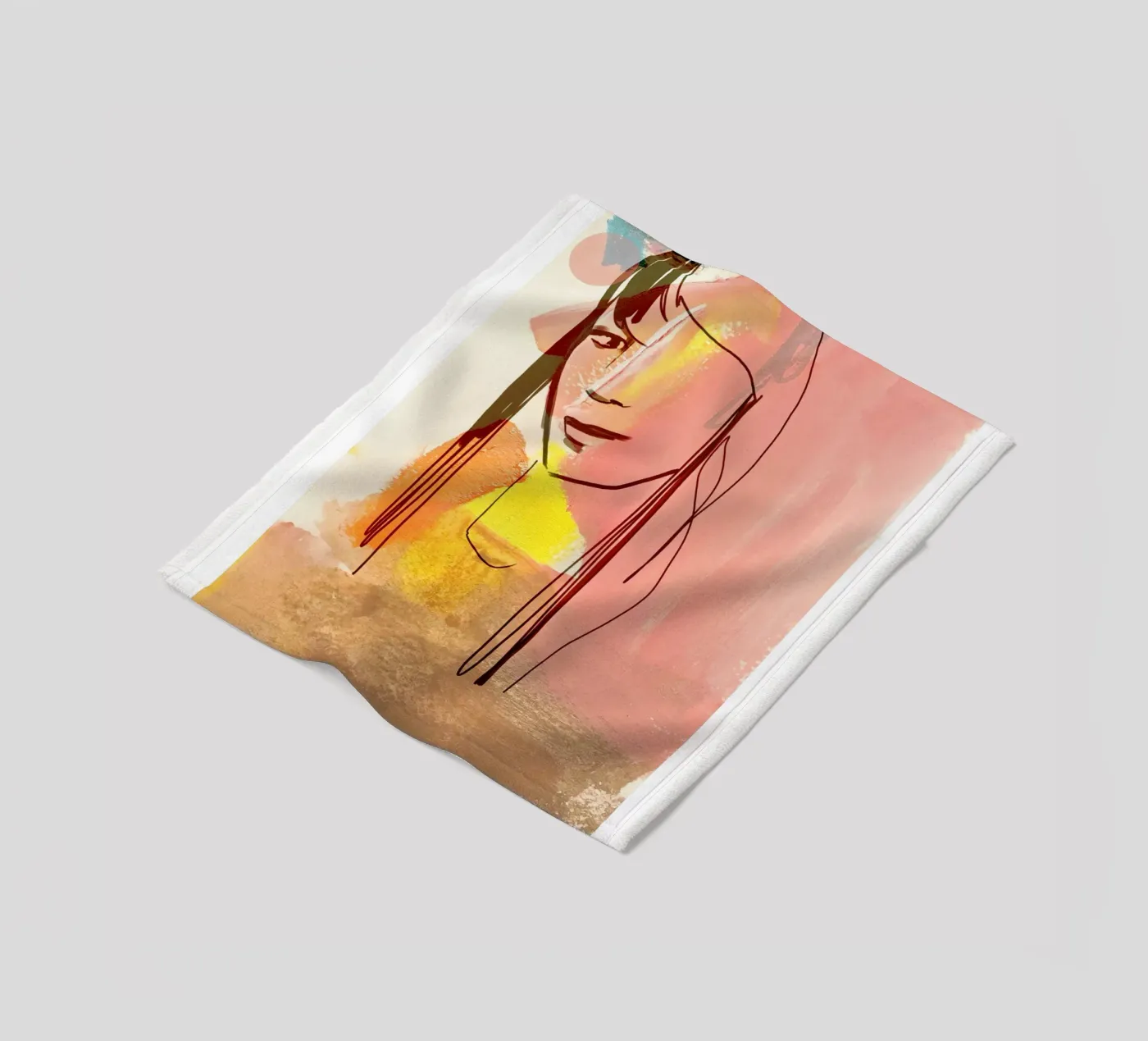 Girl Fleecedecke von SaraRosenbaum